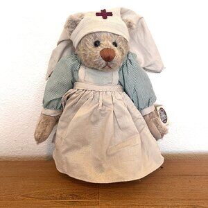 NWT Cottage Collectible by Ganz - Teddy Bear - Ms Nightingale - 1999